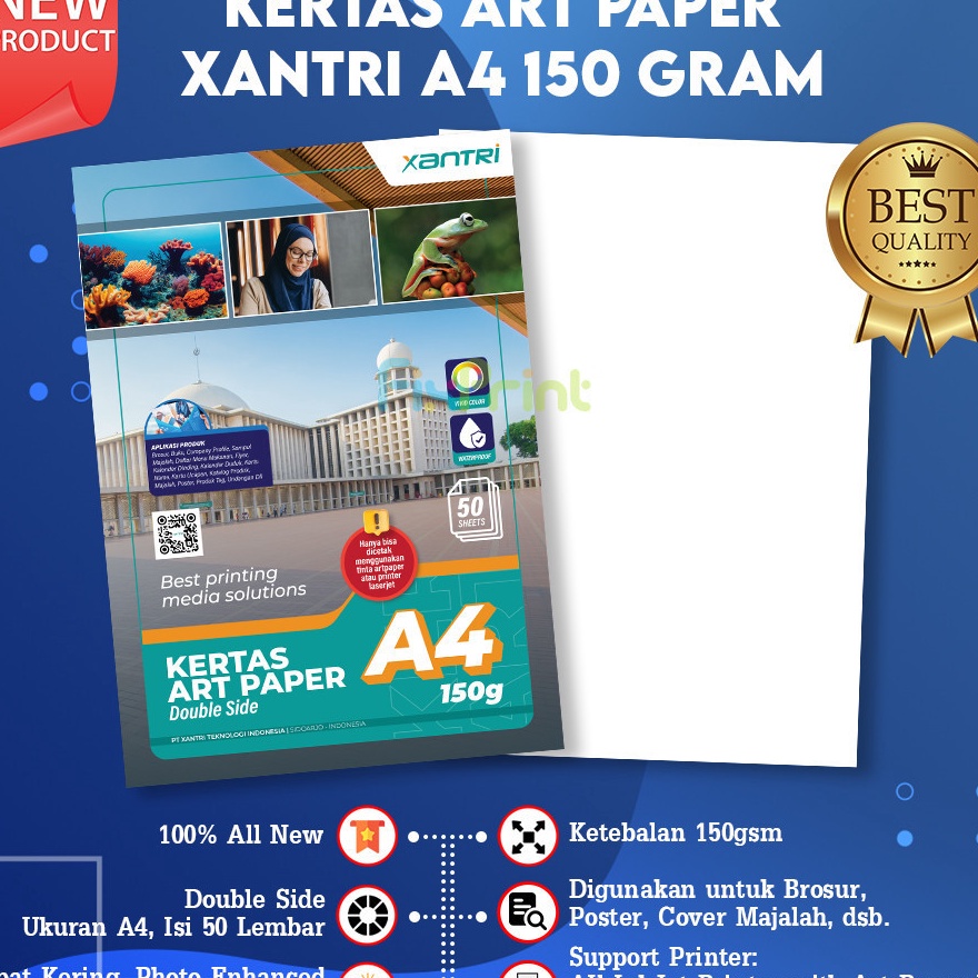 

Tawaran 5 pcs Kes Art Paper A4 15gsm 15 gms Print Foto Photo Double Side Kes Art Karton Cartoon Carton