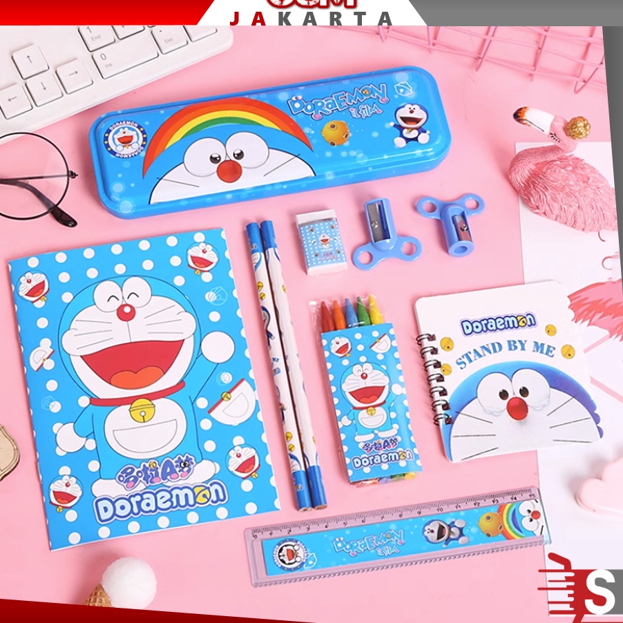

First Surprise OSM JKT S5982 Set Alat Tulis 8 In 1 Set Alat Tulis Anak Motif Kartun Set Alat Tulis 8 In 1 Lucu Stationery Set 8 In 1 Lucu
