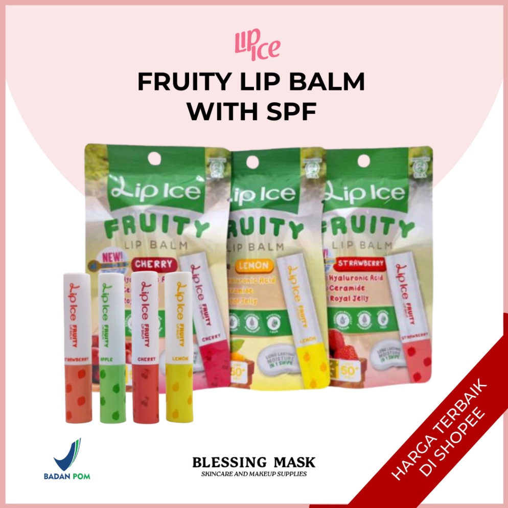Buruan Serbu BPOM Lip Ice Fruity LipBalm  Baby Color Balm