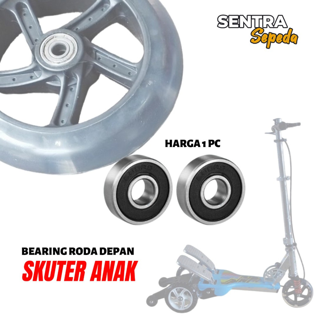 Bearing Roda Depan Skuter Anak Pedal Injak HP RMB