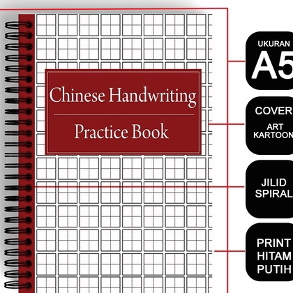 

KP8 buku belajar menulis notebook chinese writing