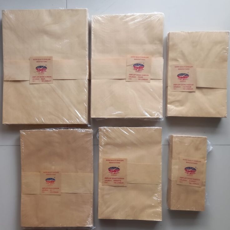 

KP8 Amplop Coklat Salur Airmail Samson 1 Lbr Orinal