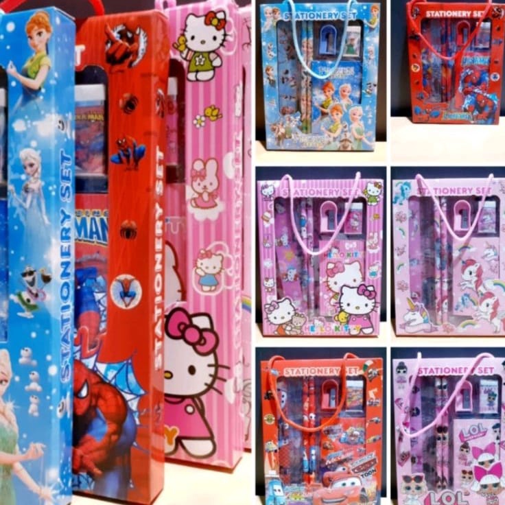 

Obral Pesanan Pensil Set Box Anak Stationary Set Paket Alat Tulis Karakter TK