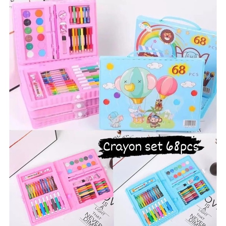 

Best Product ASHIKA ATK SET CRAYON DRAWING ART 68pcs PAKET ALAT MEWARNAI ANAK TERLARIS
