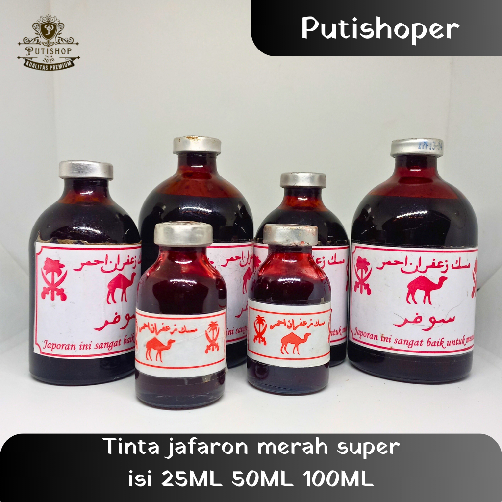 

Tinta Jafaron Merah Super Premium isi 25ML 50ML 100ML