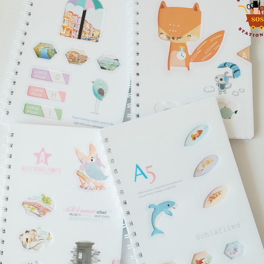 

Flash Sale SOS Buku Tulis Spiral A58 Biasa Cover Plastik PutihBuku SpiralCatatanNote BookNotebook