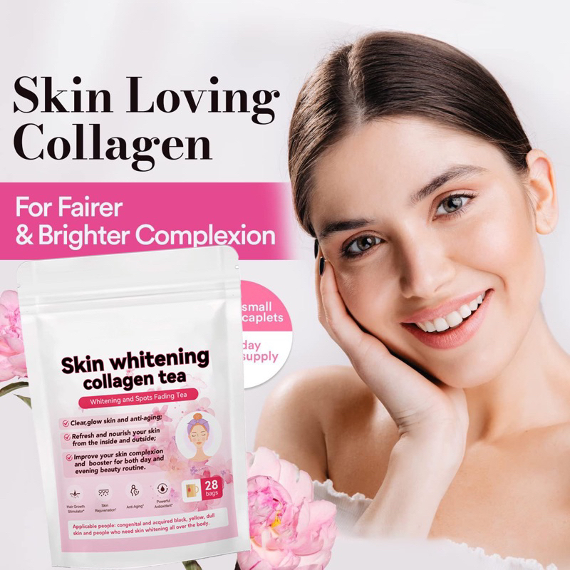 

beauty whitening collagen tea 28 days