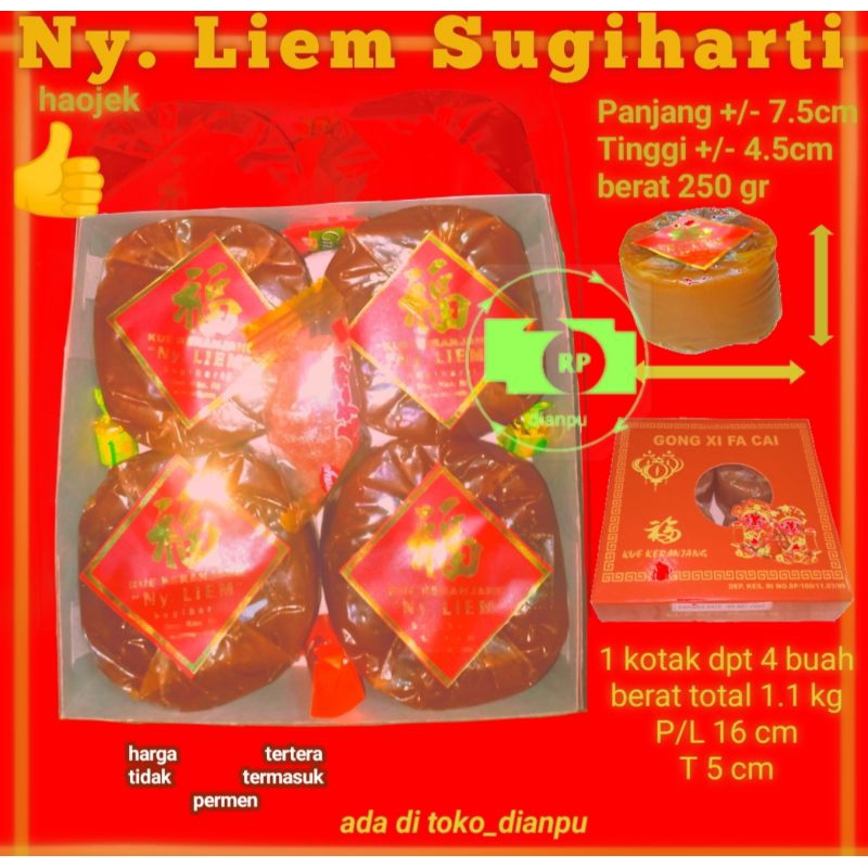 

Beli Kue Keranjang Lengket Original untuk Tahun Baru Imlek Sincia