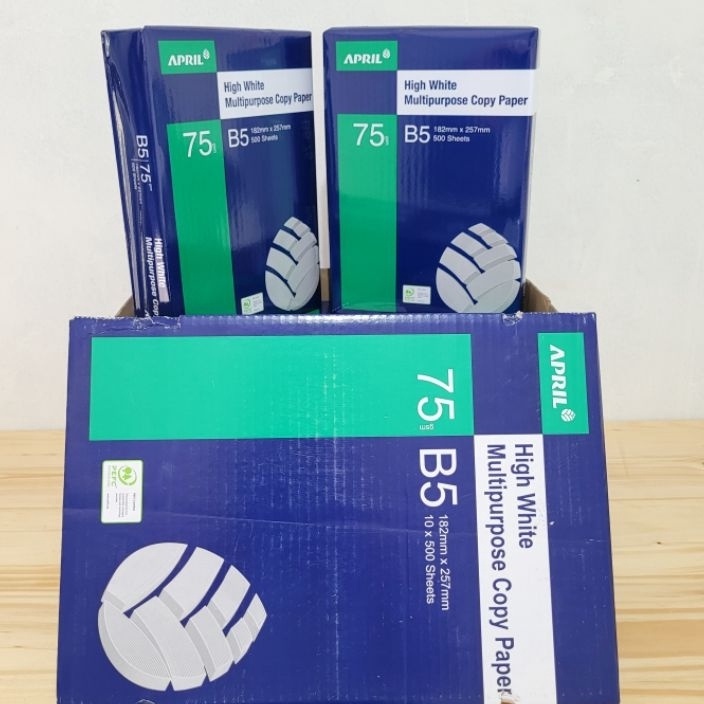

KF7 Kes HVS B5 75 gr April lembar Hh White Multipuose Copy Paper