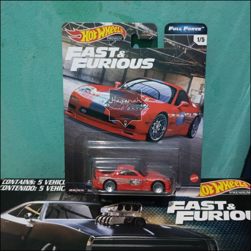 Hot Wheels Fast & Furious 95 Mazda RX-7 Series Full Force HW FnF