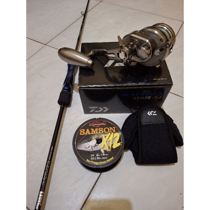 REEL DAIWA SALTIGA+JORAN DAIWA KRUGER