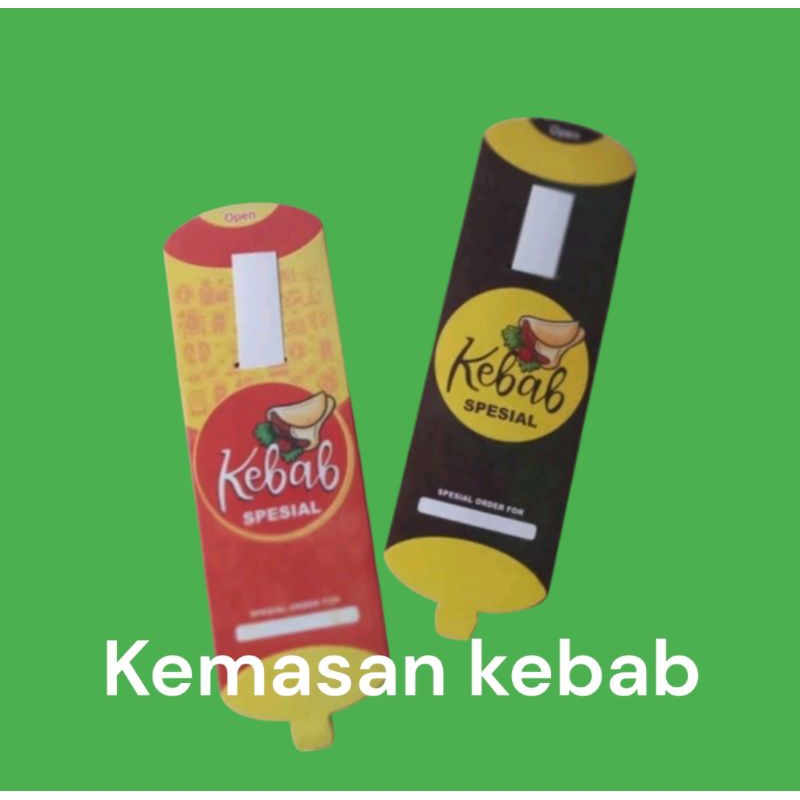 

100 pcs kertas kebab/bungkus kebab/dus kebab/wadah kebab