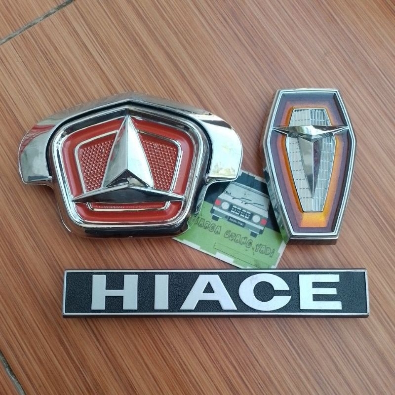 Emblem Logo Hiace Aksesoris Mobil Toyota Berkualitas