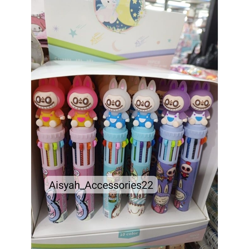 

Pen Cetek Import / Pulpen Karakter Labubu Warna Warni (36pcs)
