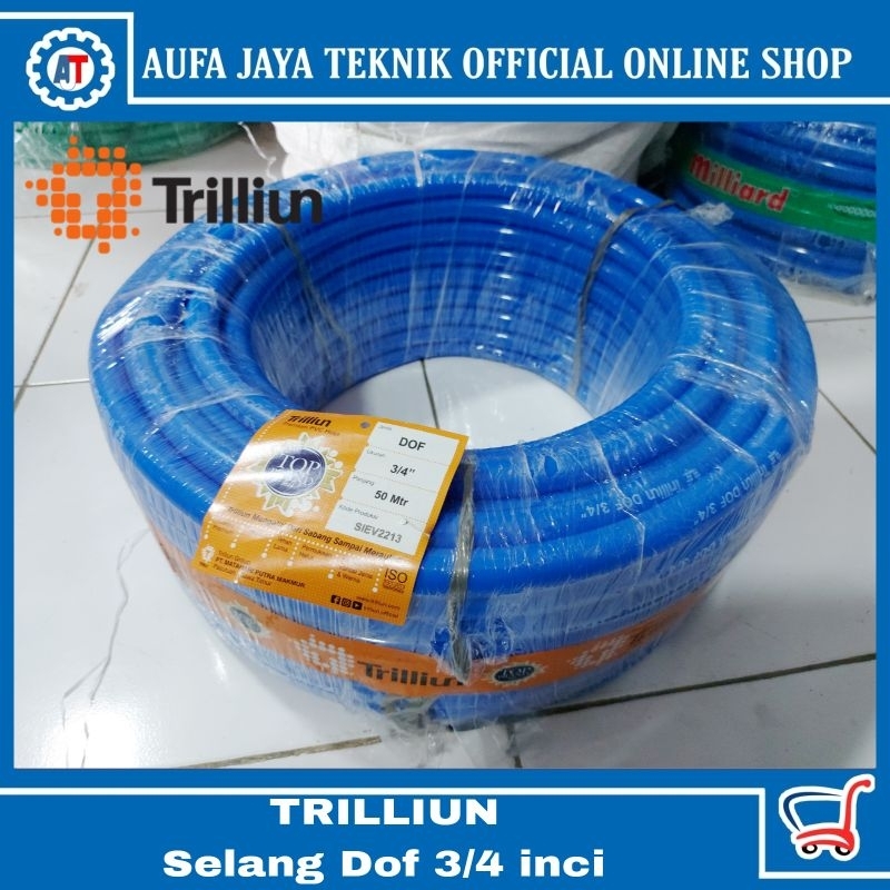 trilliun selang dof 3/4 ,selang air 10meter