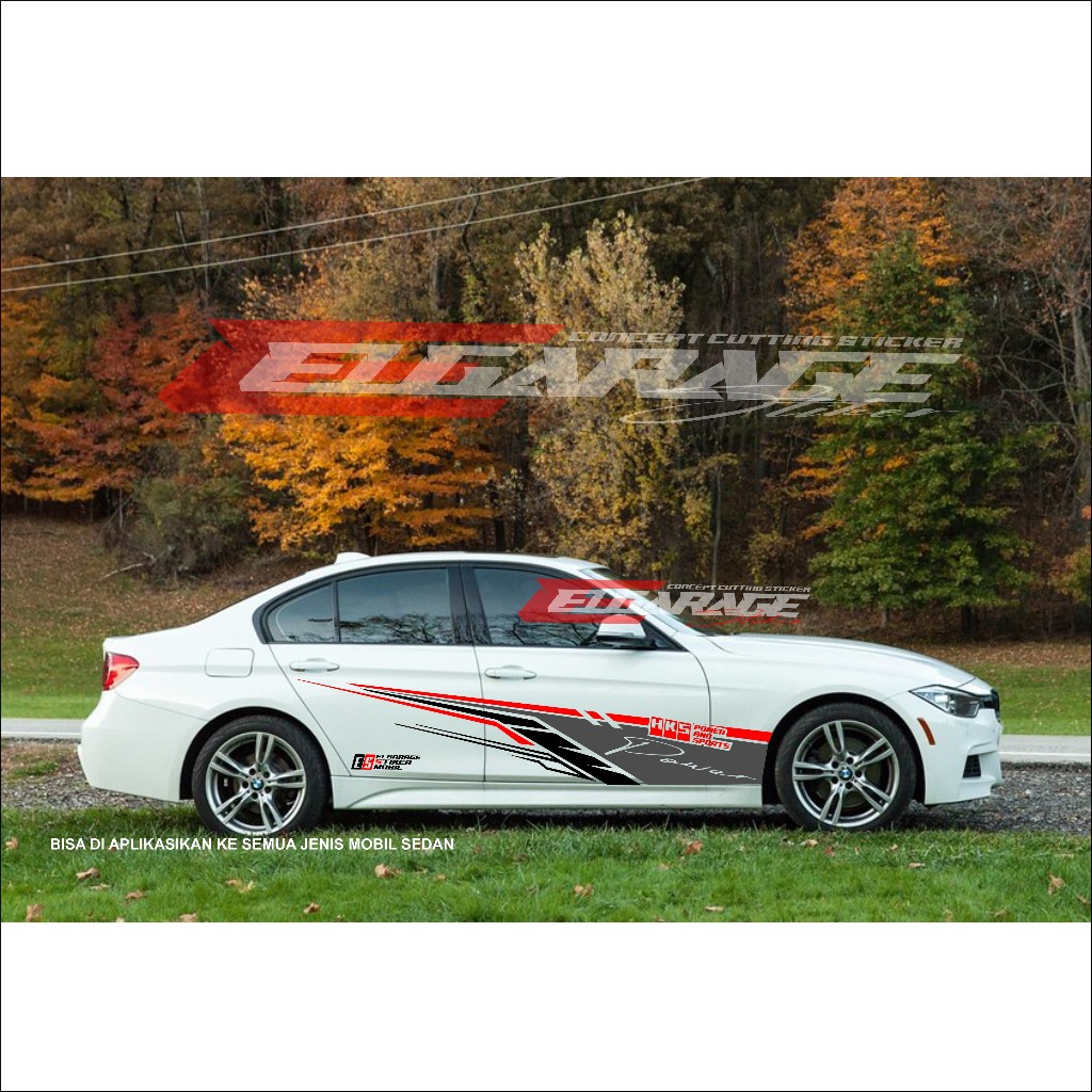New stiker sticker mobil sedan dll stiker body samping mobil sedan stiker semua jenis mobil sedan 04