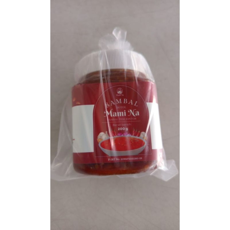 

Sambal Botol Mami Na (Sambal Teri Jontor) 200gr