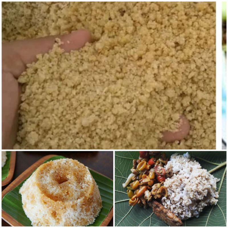 

Nasi Tiwul instan makanan tradisional gaplek tiwul olahan singkong