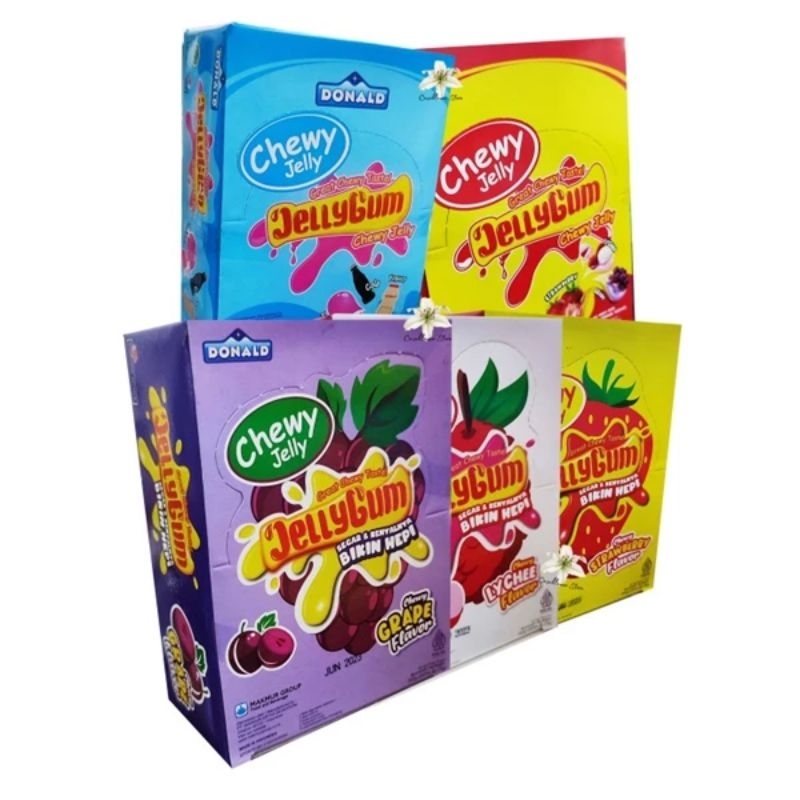 Jelly Gum/ Donald jelly Gum/Jelly rasa buah-buahan