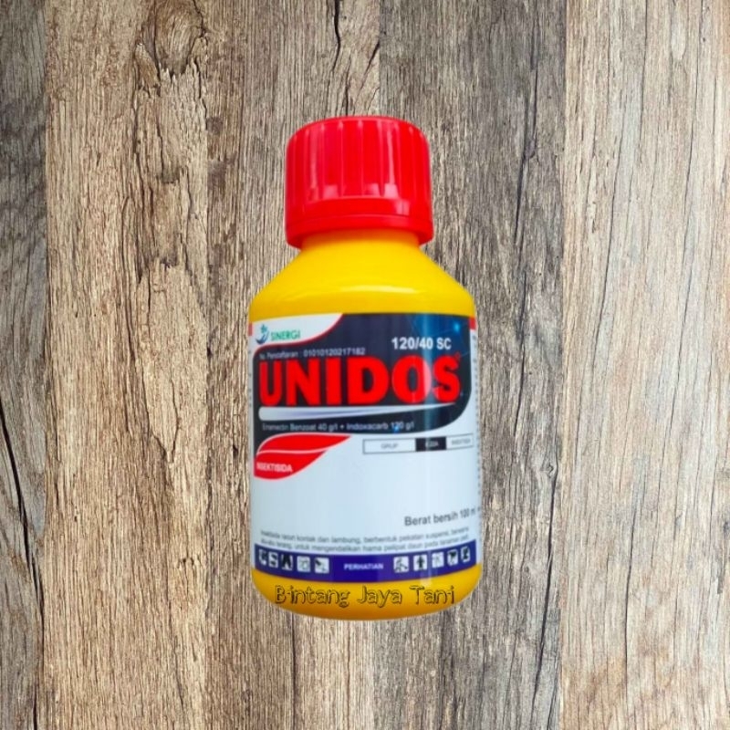 UNIDOS 120/40 SC 100 ML / INSEKTISIDA EMAMECTIN BENZOAT 40 g/l + INDOXACARB 120 g/l  / PEMBASMI HAMA