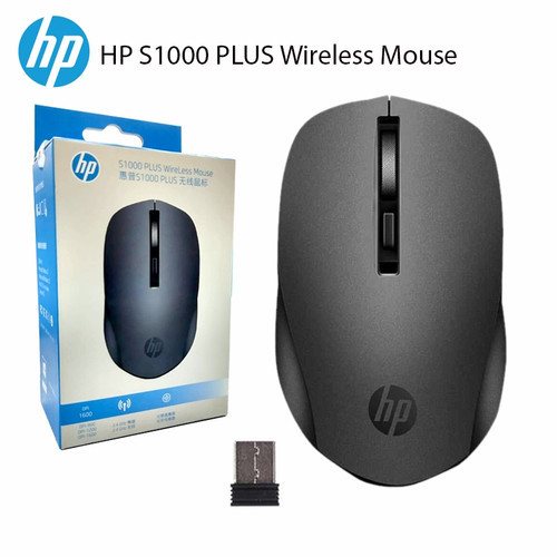MOUSE WIRELESS HP S1000 PLUS ORIGINAL / HP WIRELESS MOUSE / HP S1000+ S 1000 ORIGINAL