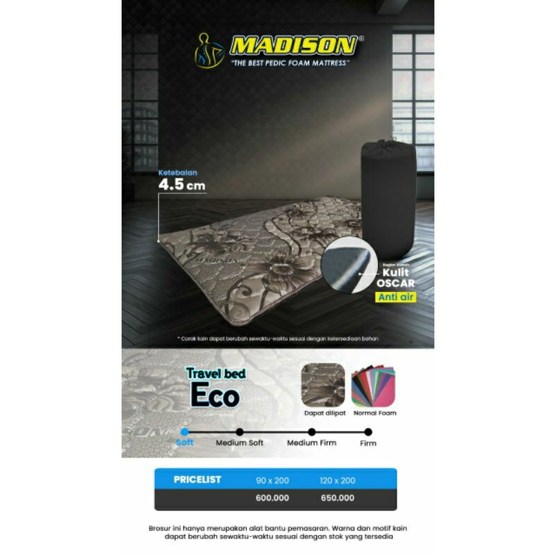 MADISON Tilam Lipat Eco - Tebal 4.5cm