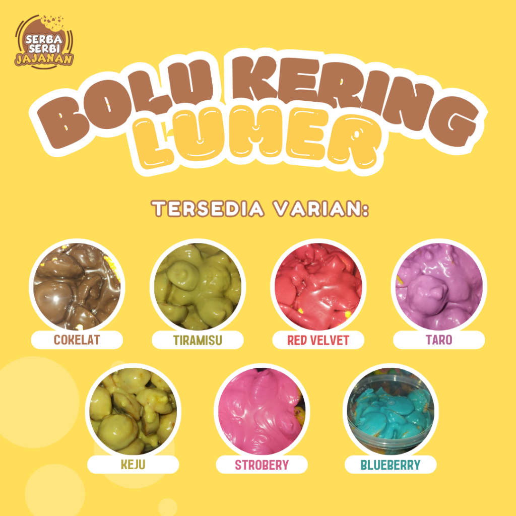 

BOLU KERING LUMER 50 GRAM | KUE BOLU KERING SMILE LUMER | SERBASERBI.JAJANAN