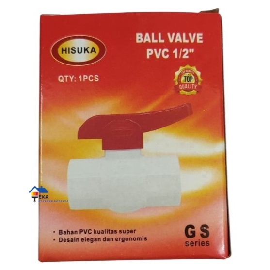 Ballvalve / BallValve / Stop Kran 2 inch PVC Polos CISAL SEGI TERMURAH EKA