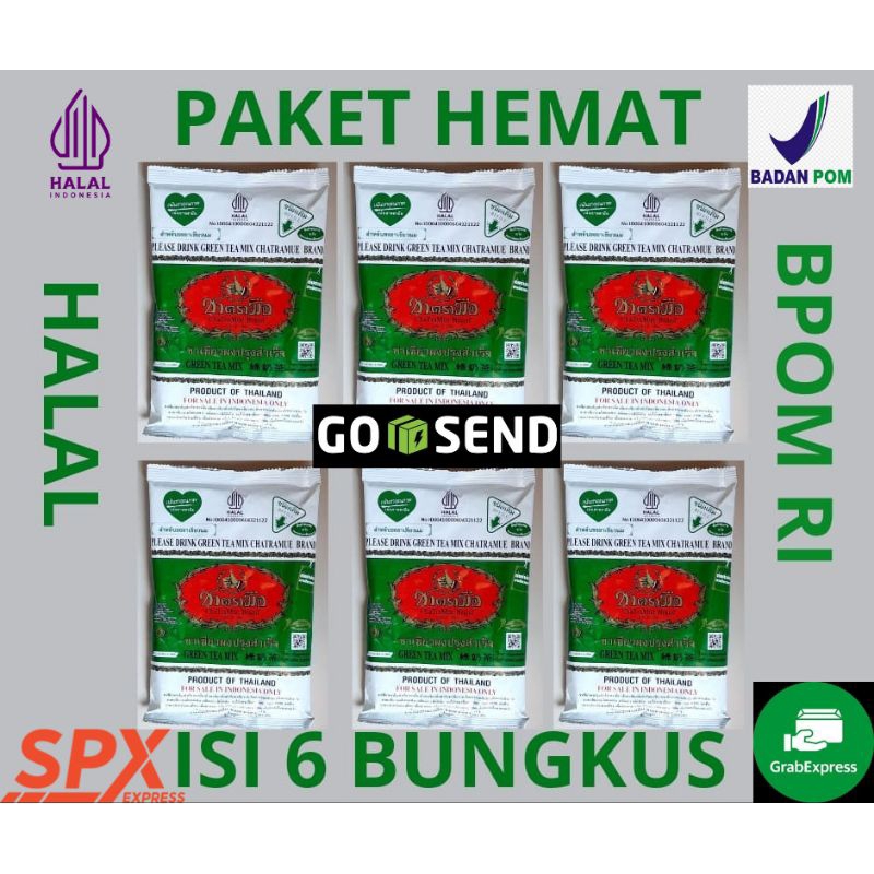 

CHATRAMUE GREEN TEA PAKET HEMAT 6PCS