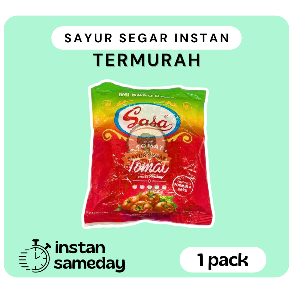 

Saus Tomat Sasa kemasan Sachet 24x8 / Pack
