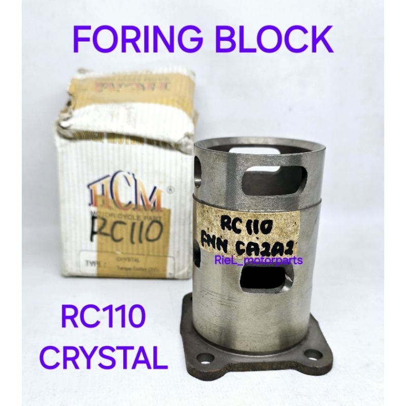 Foring Block (BJP) RC110 / CRYSTAL / RC 110 cylinder liner boring 2tak