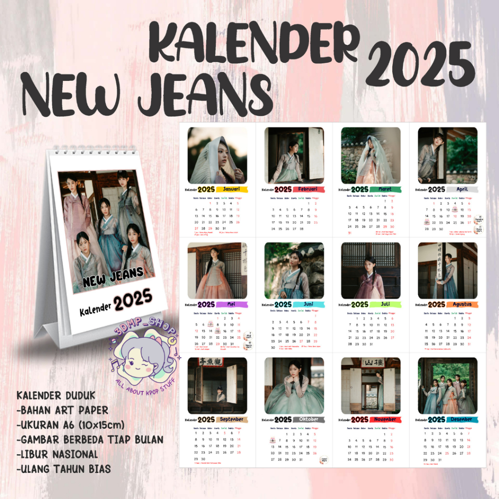 

KALENDER DUDUK 2025 NEW JEANS