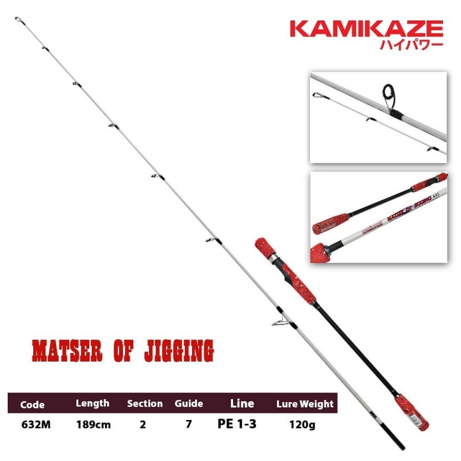 JORAN KAMIKAZE MASTER OF JIGGING 632 PE 1-3