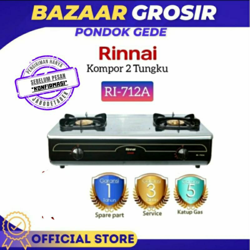 RINNAI KOMPOR GAS JUMBO RI712A / RI-712A