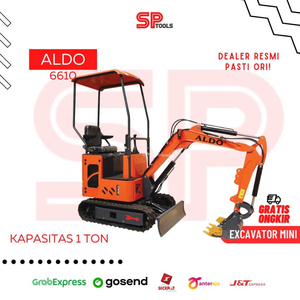 MESIN EXCAVATOR MINI 1 TON ALDO 6610 [INDEN]