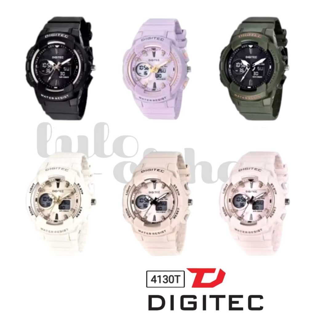 Jam Tangan Digitec 4130 Analog-Digital Original Waterresistant