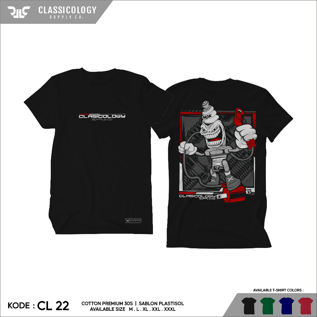 Clasicology Kaos Cb Klasik Projects Lawasan Kaos Pria CL22