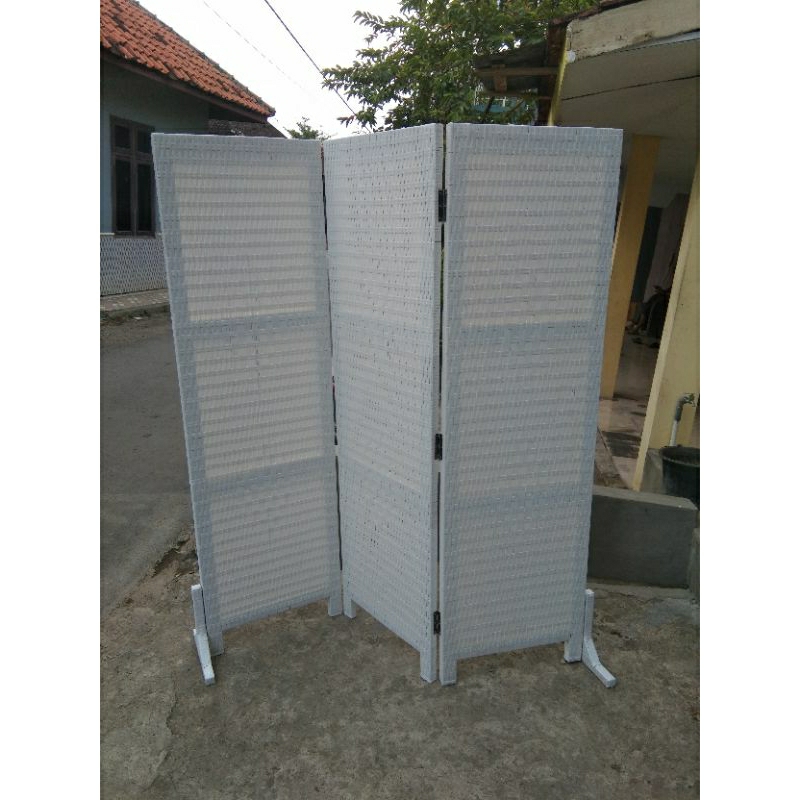 Pembatas Ruangan sintetis/ penyekat Rotan Sintetis