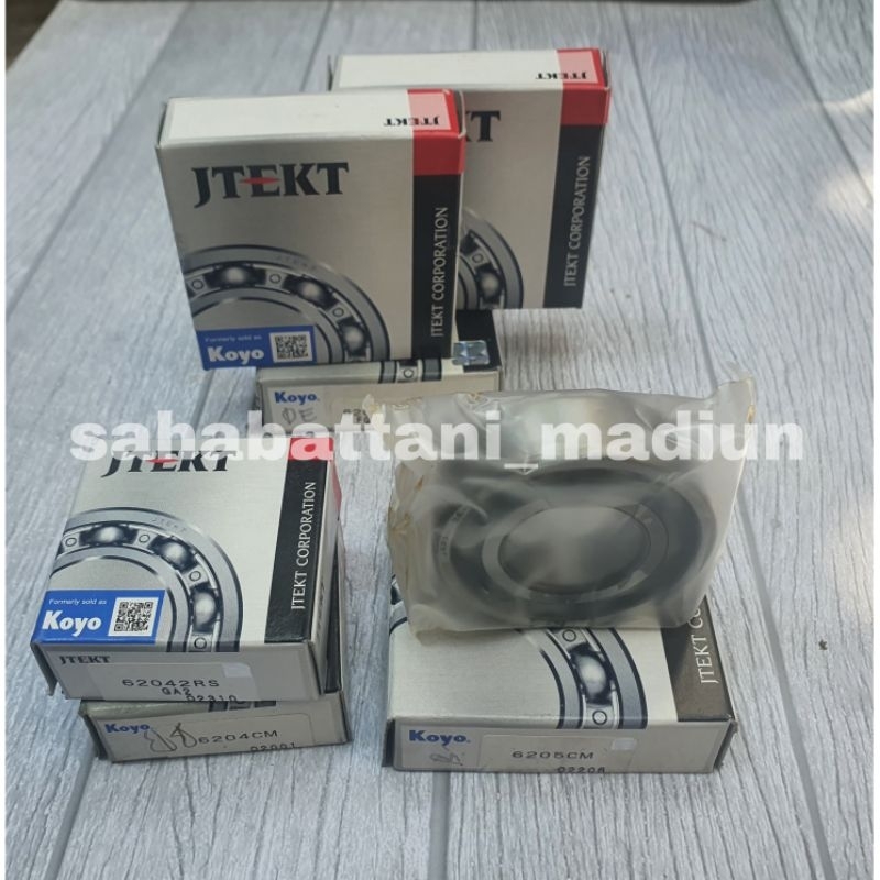 [Bearing KOYO ASLI] Bearing Koyo Asli Ukuran Bisa Pilih 6204 6205 6206