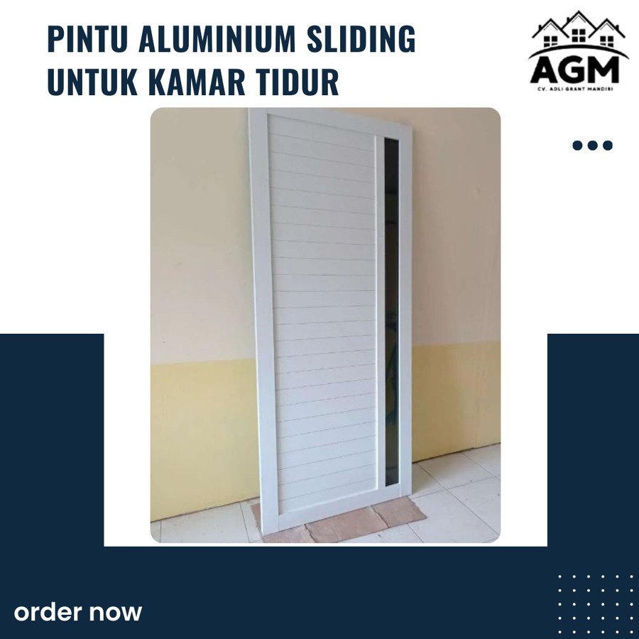 Harga Pintu Aluminium sliding UKURAN 80 X 200 Untuk Kamar Tidur