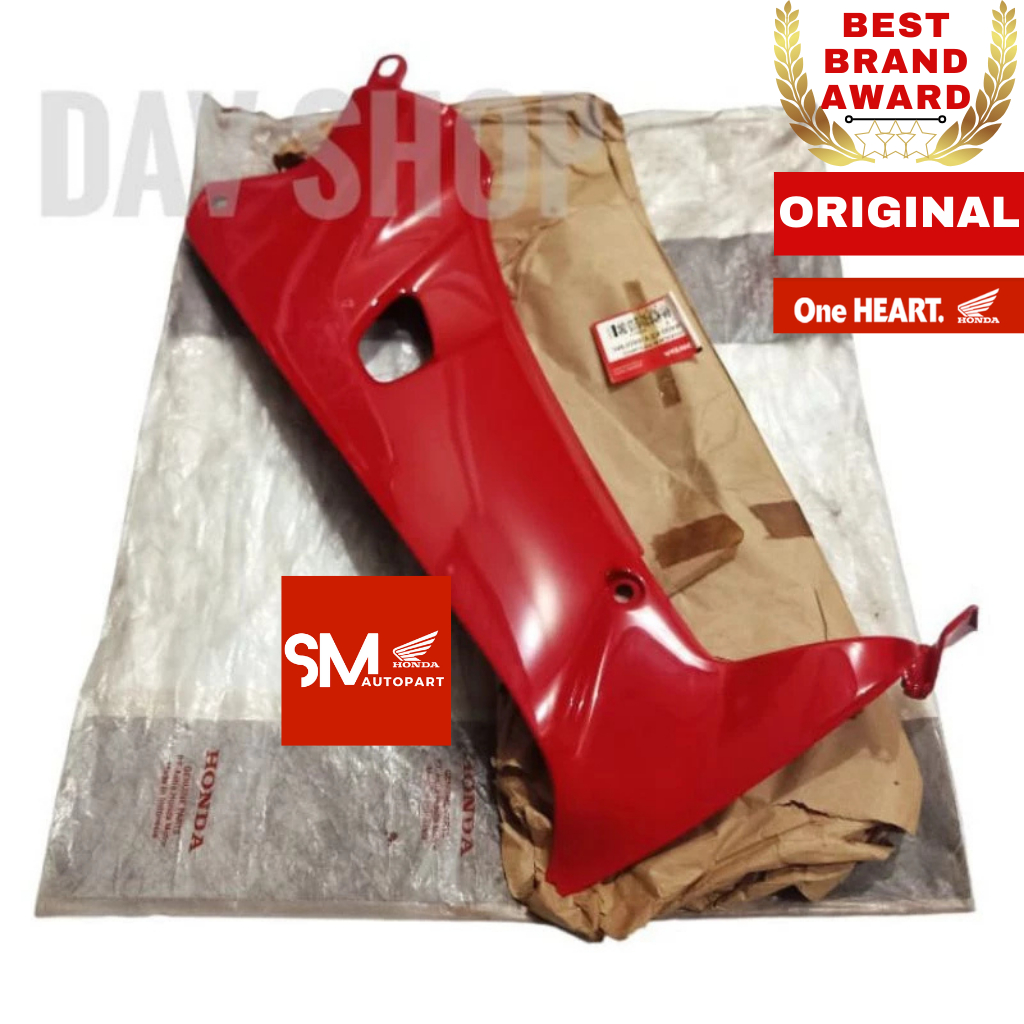64400-KEV-880FMK LEGSHIELD / COVER SAYAP DALAM KANAN SUPRA 100 SUPRA X LAMA XX V FIT LAMA MERAH