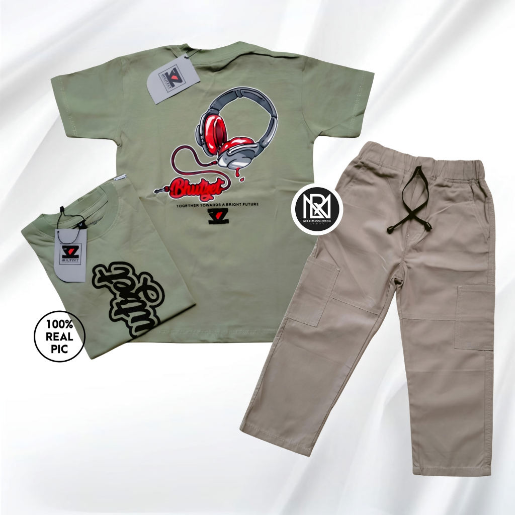NRA Kaos Anak Setelan Distro/Chino / Setelan Baju Anak Laki Laki / Baju Anak Laki Laki