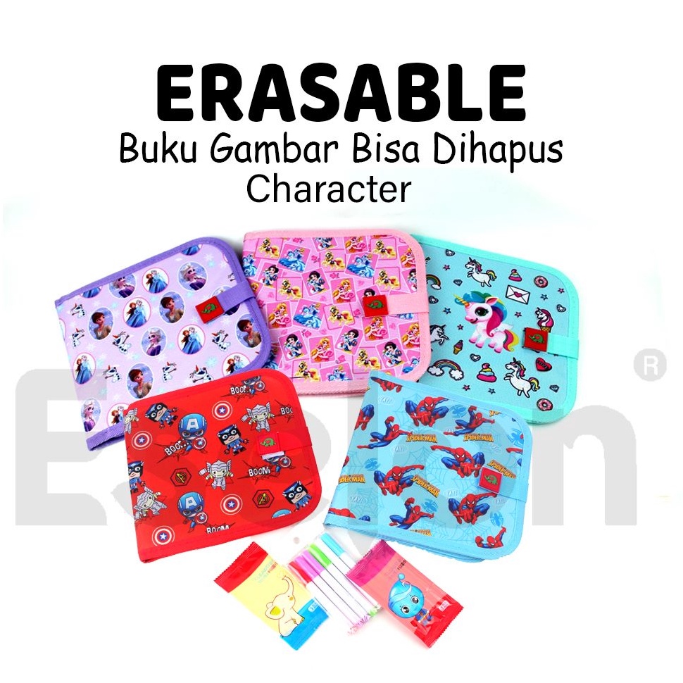 

KODE G84K Buku gambar bisa dihapus buku gambar ajaib portable erasable drawing book