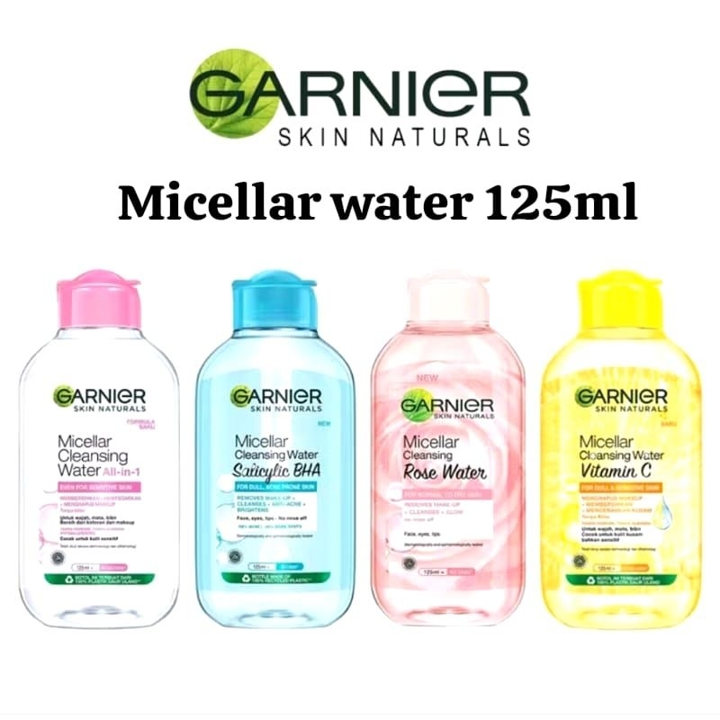 Garnier Micellar Cleansing Water 125 ml | Pembersih Wajah Garnier | Pemberesih Make Up Garnier | Pem