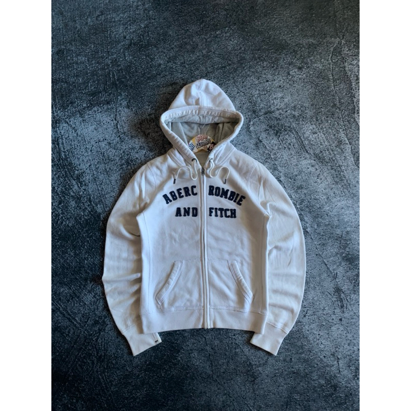 hoodie zip abercrombie and fitch