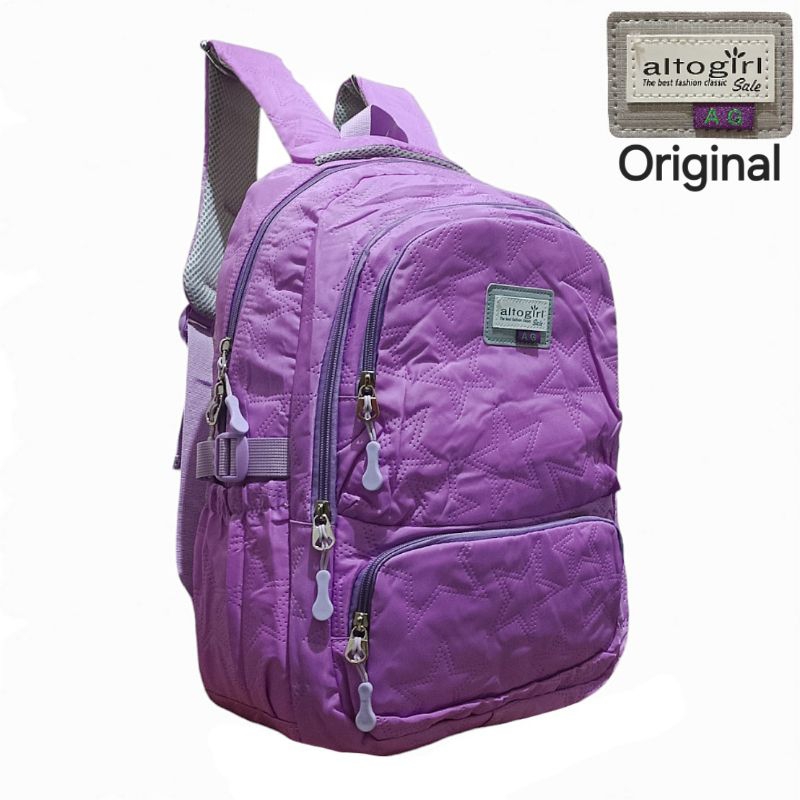 Tas ransel sekolah cewek Alto girl original sd smp sma