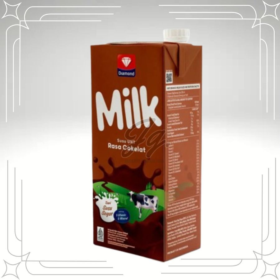 

Susu UHT Diamond Milk Chocolate 1Ltr 1000 ml