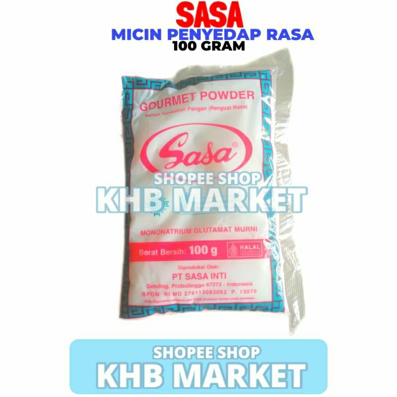 

Sasa Micin Penyedap Rasa 100GR