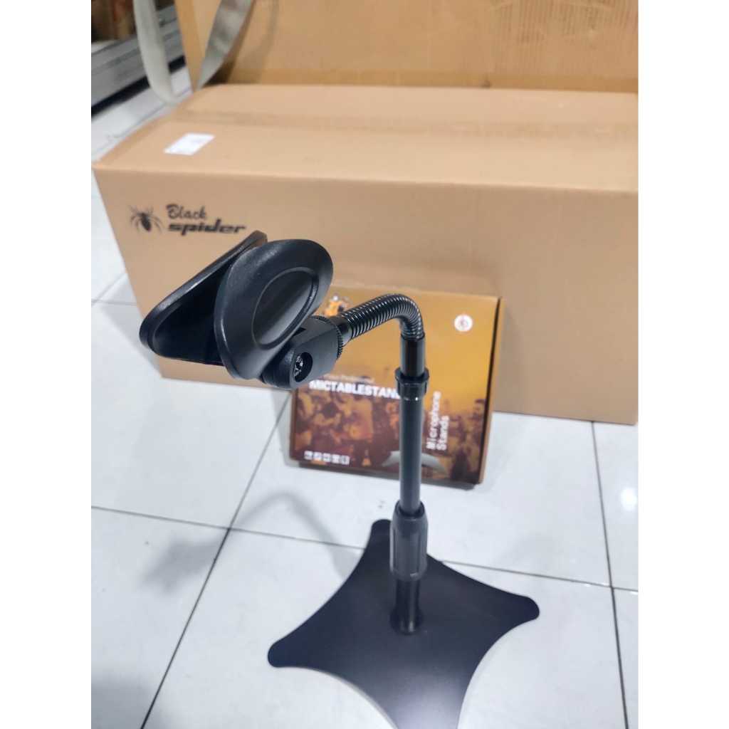 Stand Cagak Mic Meja BMA SR-35 SR35 Original Tabel Stand SR 35 Pendek Podium Microphone Mimbar Goose