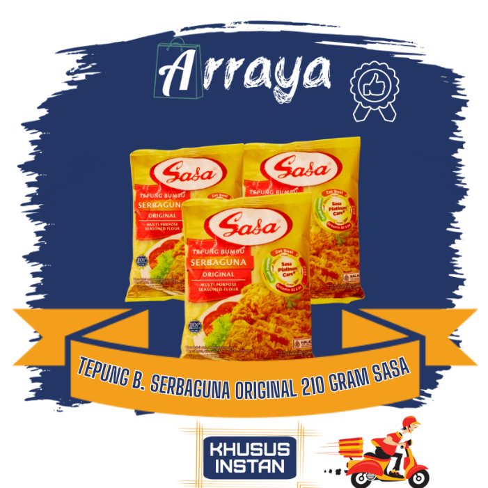 

TEPUNG B. SERBAGUNA ORIGINAL 210 GRAM SASA